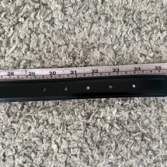 🖤✨Celine✨🖤 Black Leather Belt with Gold Buckle - Picture 9 of 10